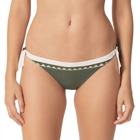 MARIE JO Other - NEW MARIE JO gina bikini waist ropes briefs in dark olive